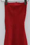 Marc le bihan belted tube top dress 21938-E21 POPPY